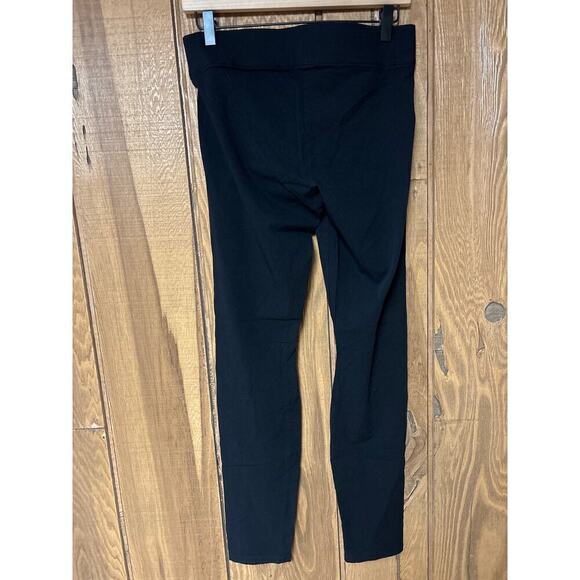 Helmut Lang Black Minimalist Stretch No Pocket Dark Academia Leggings Size M - Picture 5 of 9